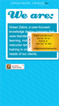 Mobile Screenshot of greenzebratraining.com